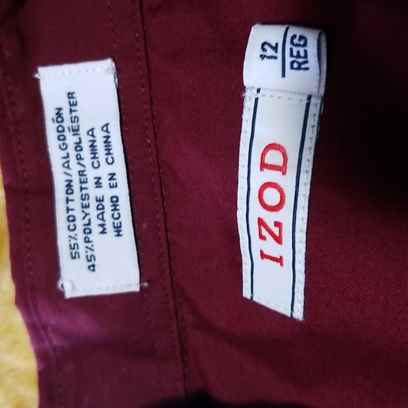 3 for 20. IZOD Boys shirt. Size 12 - Picture 3 of 5